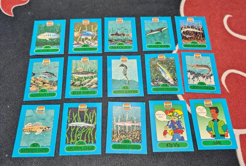 Vintage Burger King Kids Club Card Lot