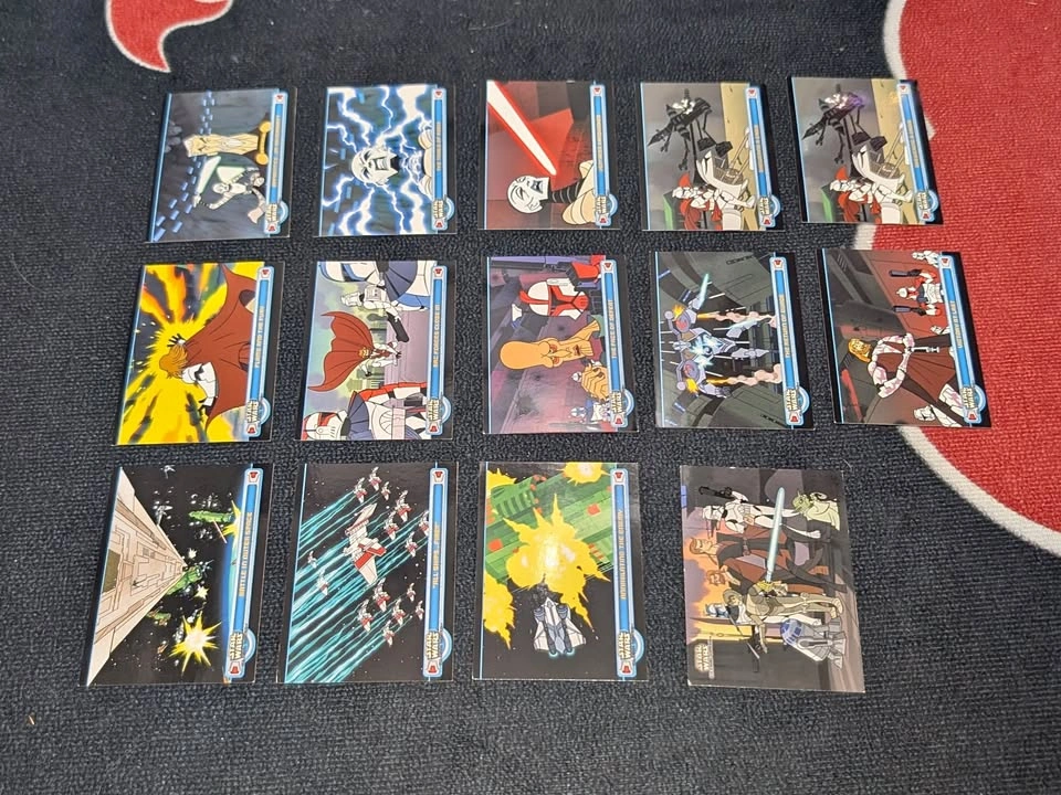 Star Wars The Clone Wars Trading Card Lot