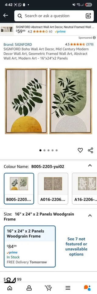 SIGNFORD Boho Wall Art Set – Brand New image indicator(2)