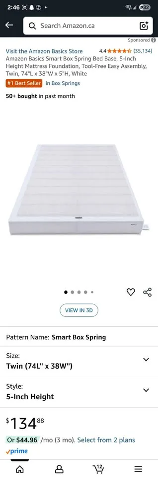 Amazon Basics Mattress Foundation– Brand New image indicator(6)