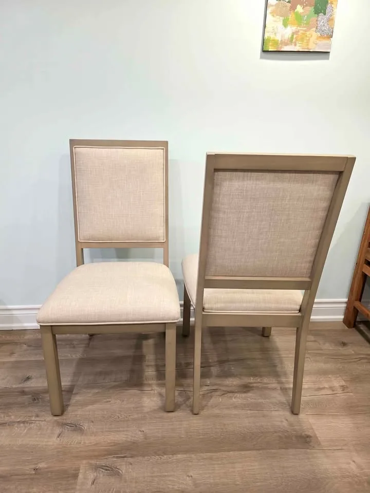 Set of 2 Upholstered Dining Chairs – Brand New, Modern & Sturdy image indicator(3)