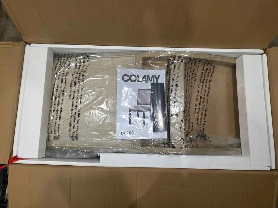 Set of 2 Upholstered Dining Chairs – Brand New, Modern & Sturdy image indicator(4)