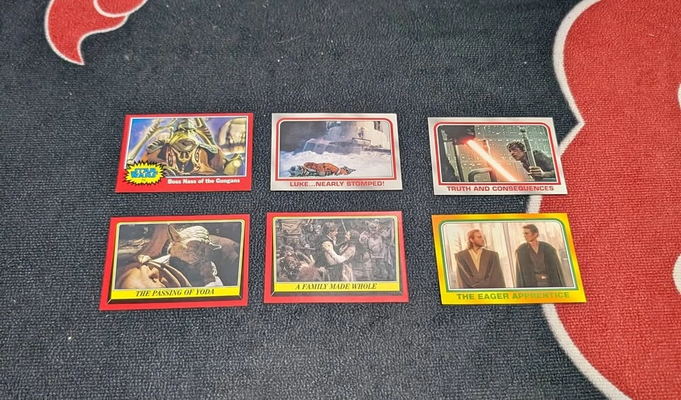 Vintage Star Wars Trading Card Lot Assorted