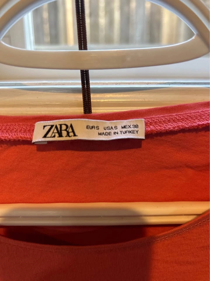 Zara Men’s Medium Salmon T-Shirt - photo 2