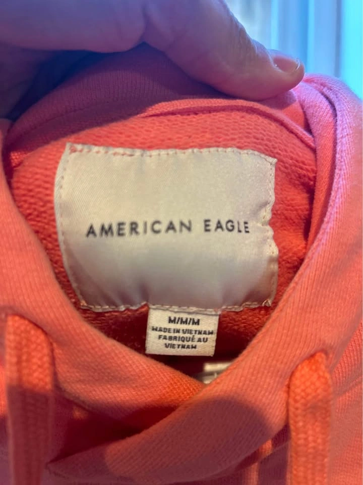 American Eagle Men's Medium Salmon Hoodie - photo 3