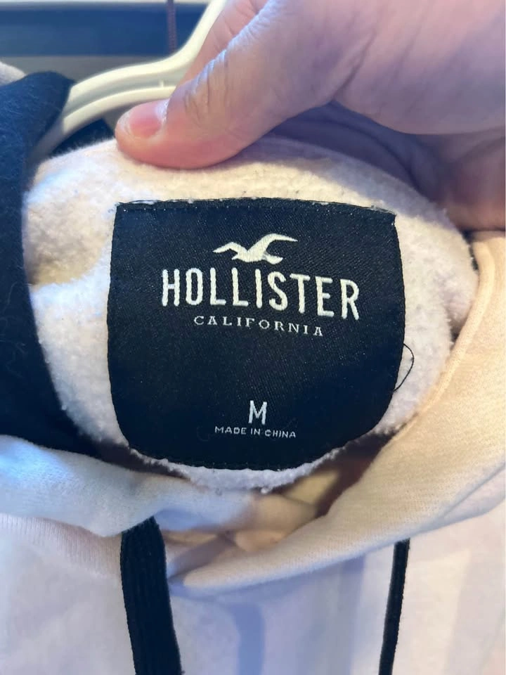 Hollister Men's Medium Light Pink Hoodie - photo 3