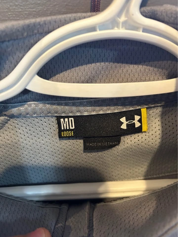 Under Armour Mens Medium Lightweight Jacket Gray Full Zip - photo 2