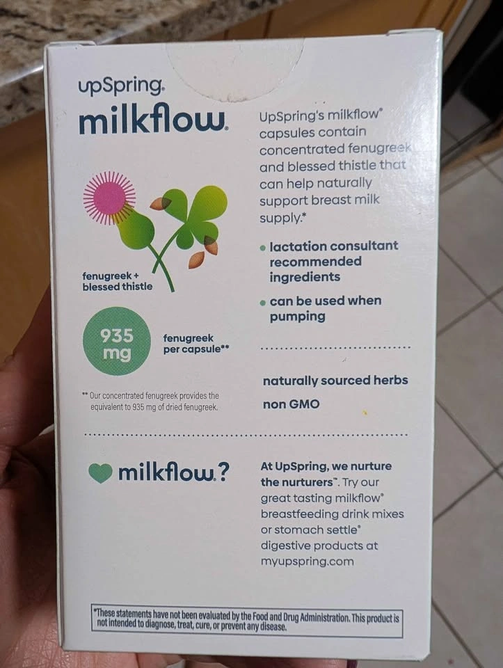 upSpring milkflow Lactation Supplement 100 Capsules - photo 2