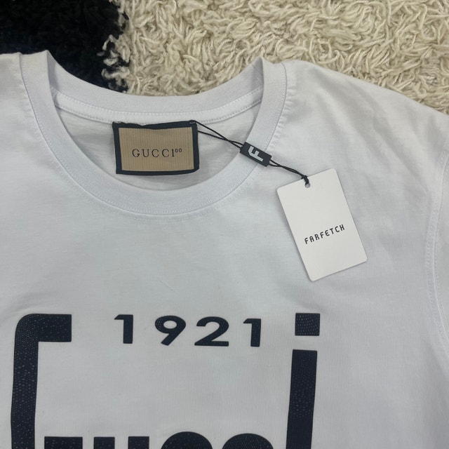 Gucci 1921 T-Shirt - White Cotton - Medium - photo 3