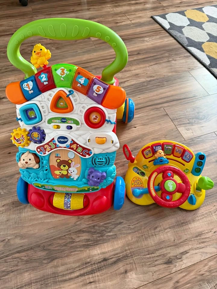 VTech Sit-to-Stand Learning Walker and Turn & Learn Driver