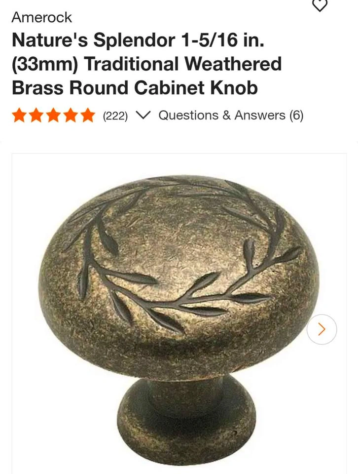 New Amerock Weathered Brass Cabinet Hardware Bundle - photo 4