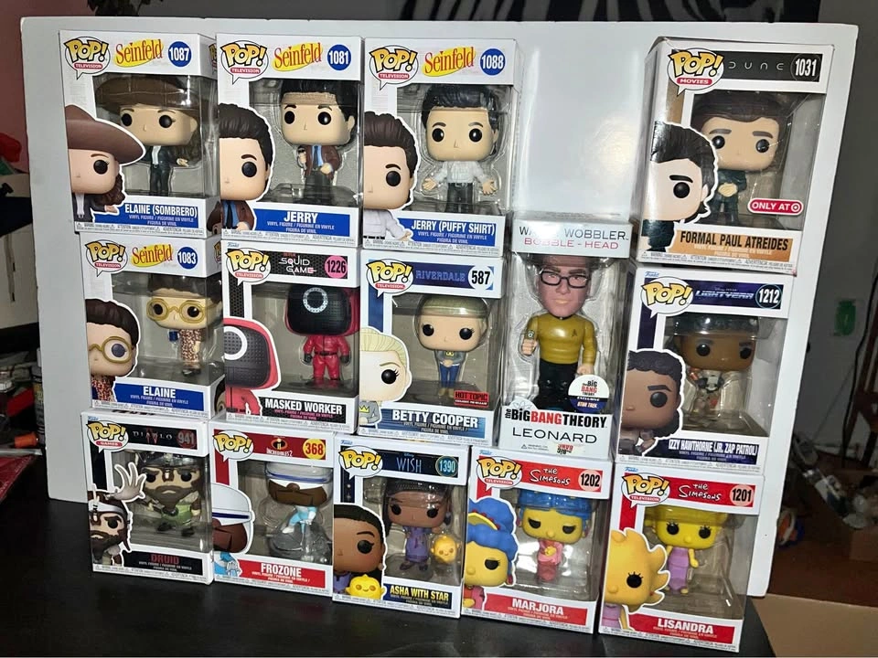 Mixed lot of Funkos from popular TV series and Movies ($30-$40)