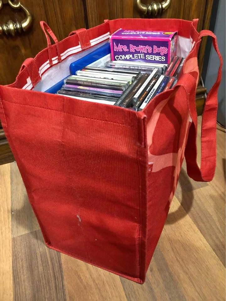 Huge mixed bag of TV Shows on DVD, CDs, and Blu-Rays