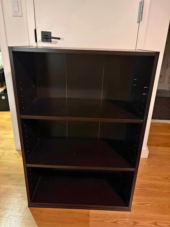 Dark Brown Bookshelf