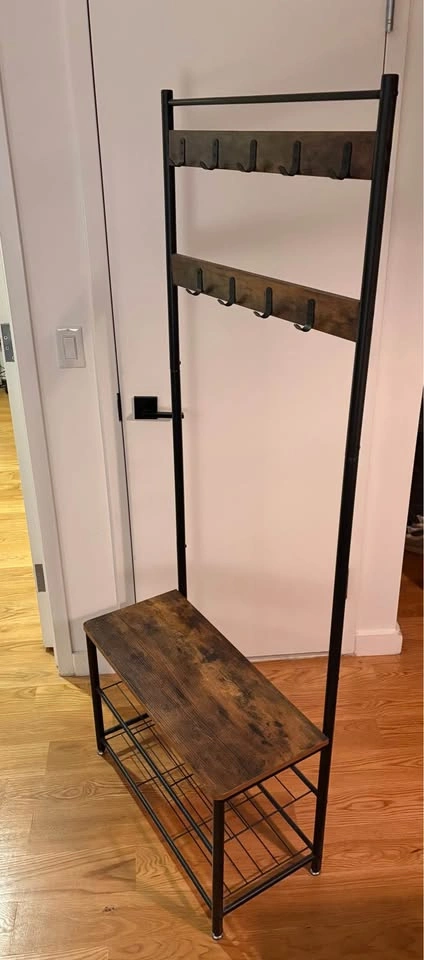 Rustic Shoe and Coat Rack - photo 2