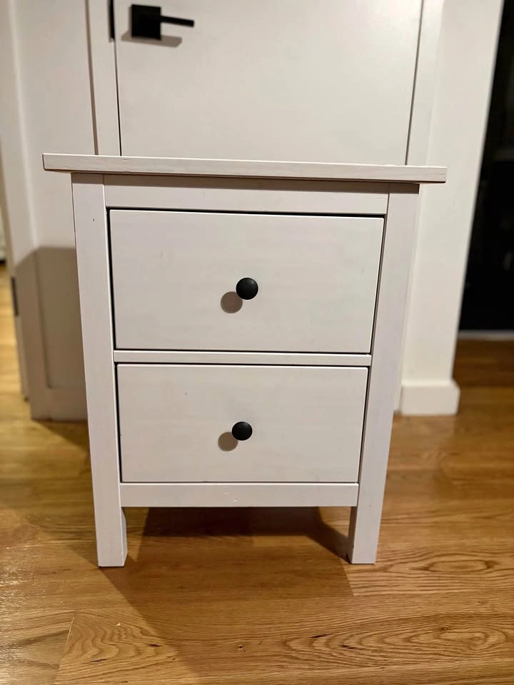 Twin White 2-Drawer Nightstands - Set of Two