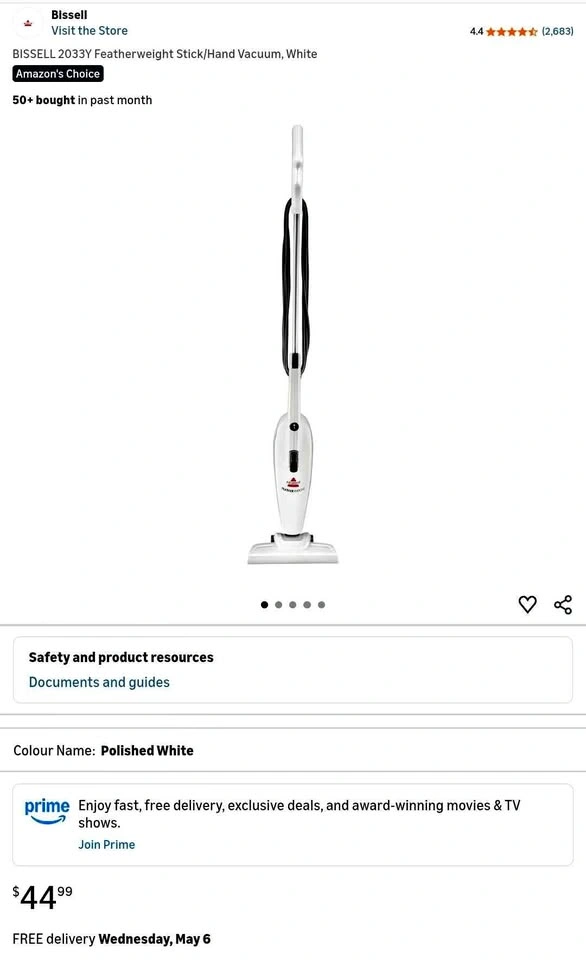 Vacuum, Broom Set, Mop Set - 4 Piece Cleaning Set