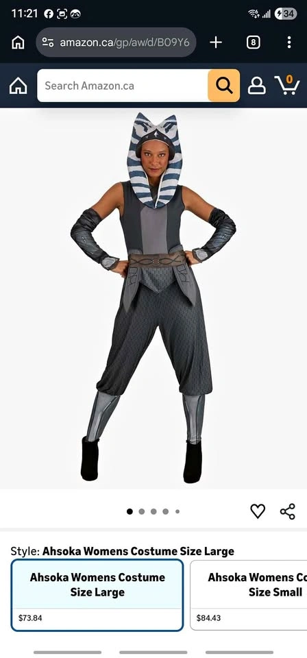 Ahsoka costume Large