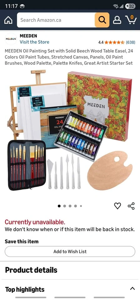 Mendenhall Oil Painting Set 24pc - photo 2