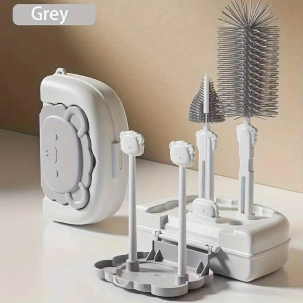 7 in 1 Travel Bottle Brush Set - Lion Design - photo 4
