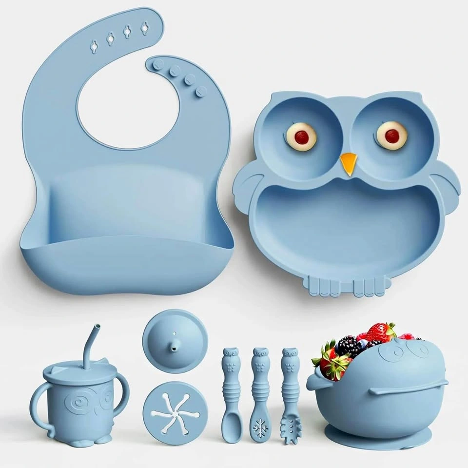 Baby Led Weaning Supplies, Silicone Baby Feeding Set 12 Pieces