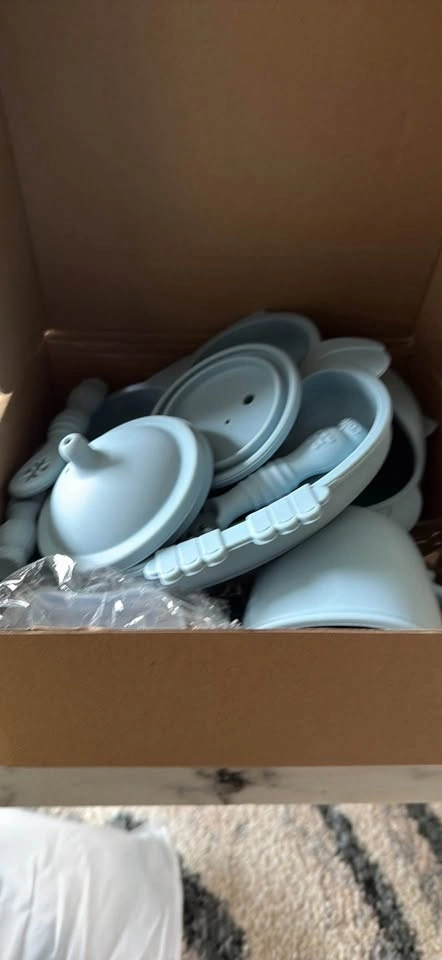 Baby Led Weaning Supplies, Silicone Baby Feeding Set 12 Pieces - photo 3