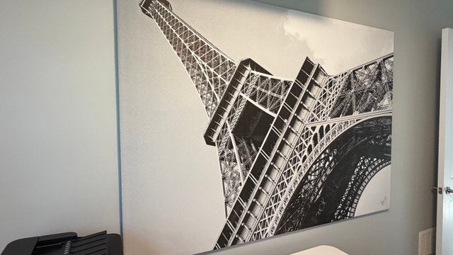 Paris Print - Eiffel Tower B&W