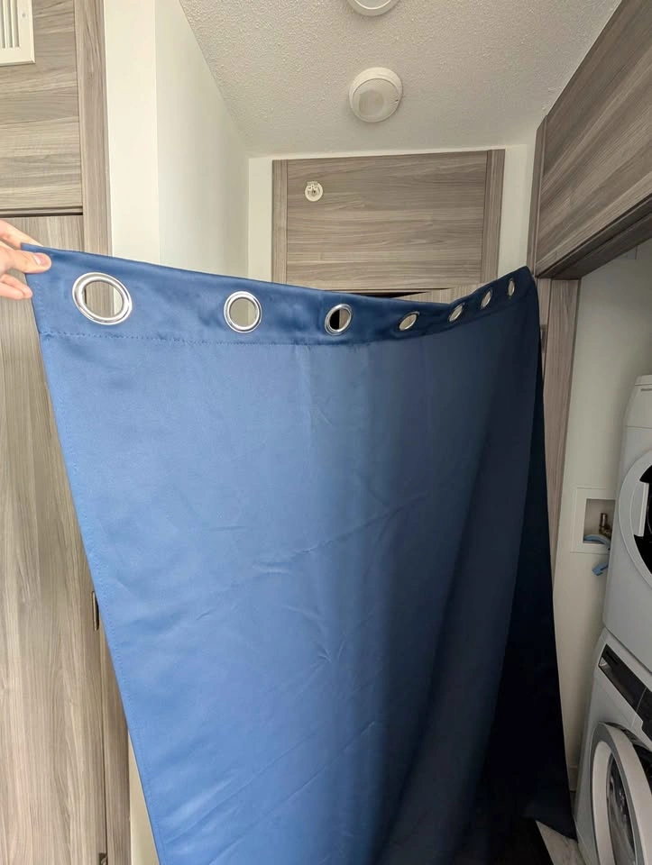 Ikea blue curtain - photo 2