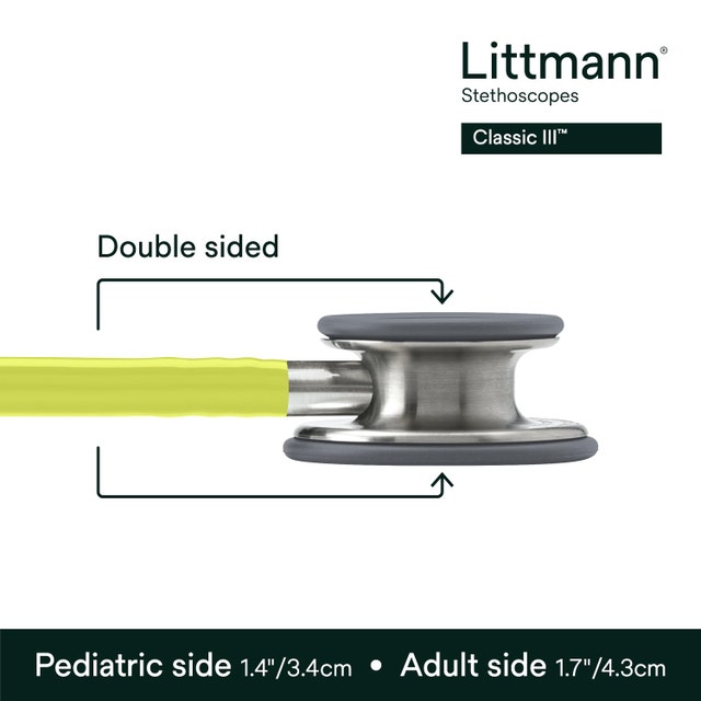 NEW 3M Littmann Classic III Stethoscope, 5839, Yellow - photo 3