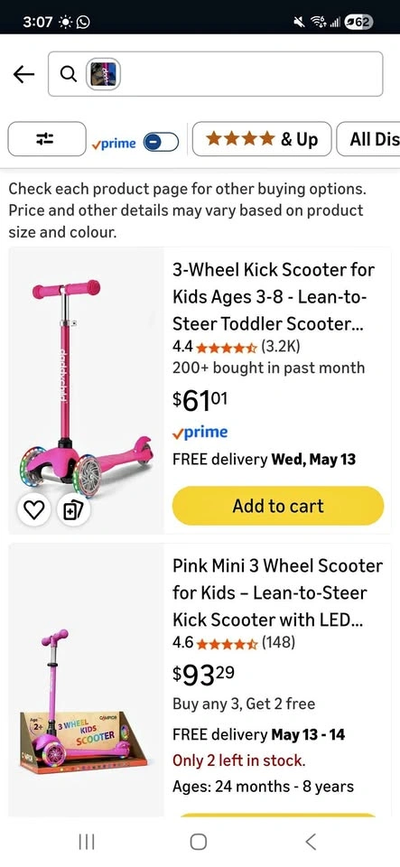 3 Wheel Scooter