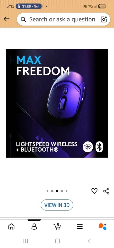Logitech G309 Lightspeed Wireless Gaming Mouse - photo 4