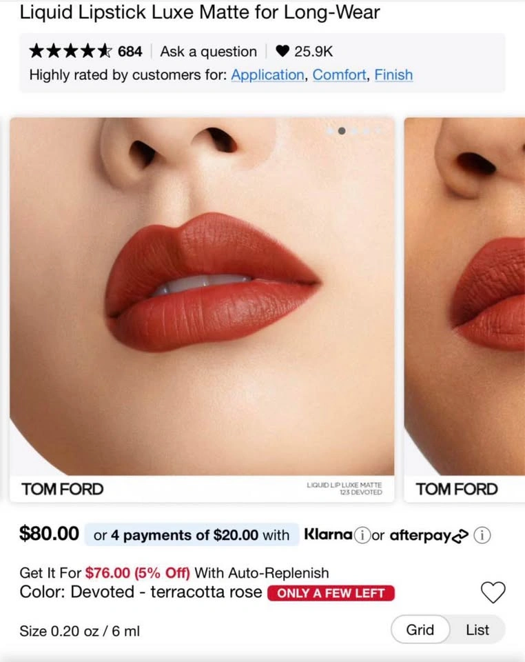 BNIB Tom Ford Liquid Lip Matte - photo 2