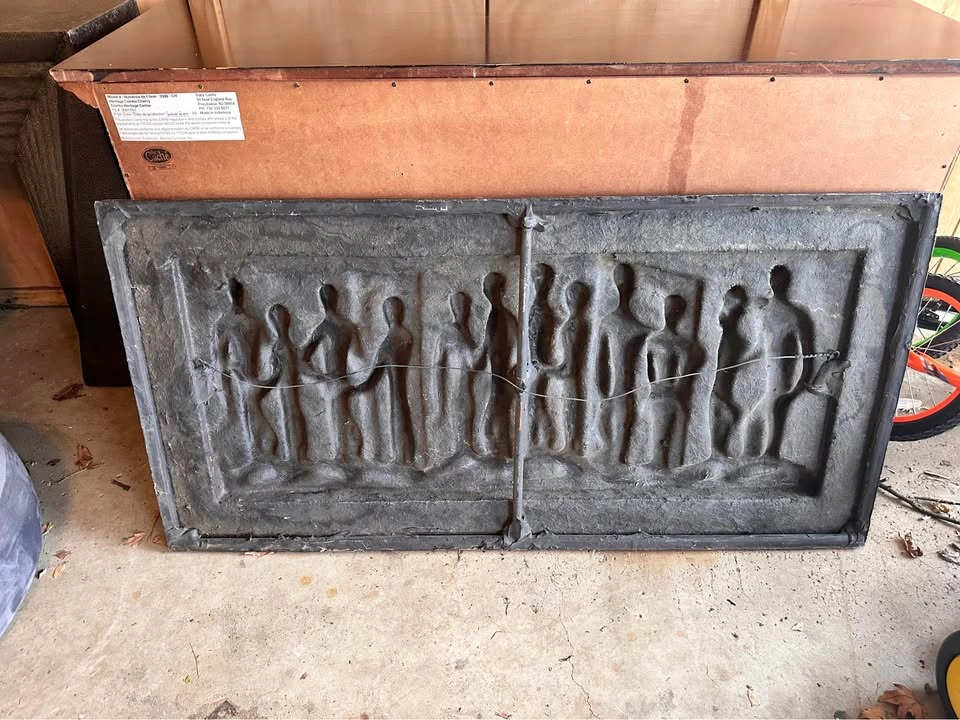 1970 Brutalist Mid Century Wall Hanging by Espada - photo 2