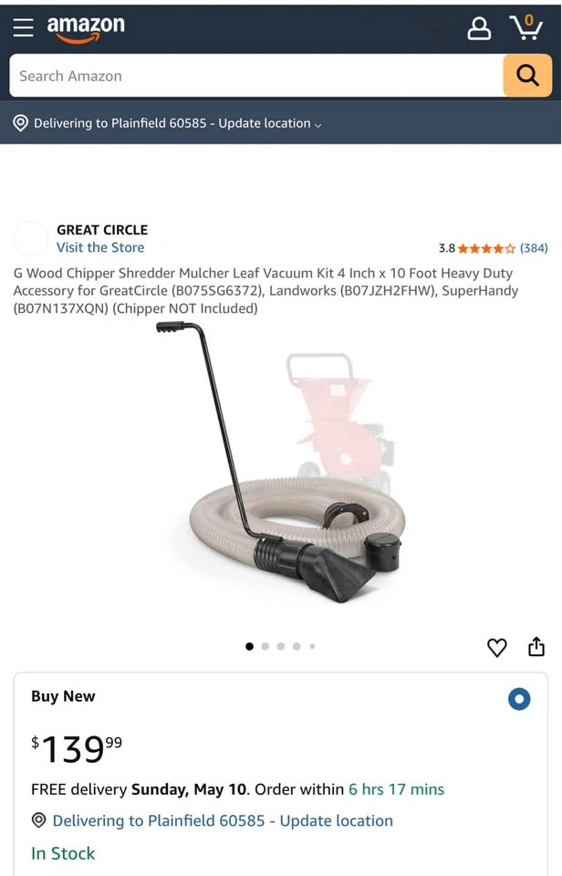 GreatCircleUSA 3-in-1 Gas Wood Chipper/Shredder - photo 3