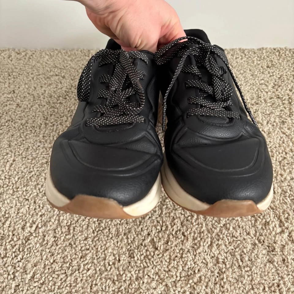 Skechers Women's 8.5 Bobs Squad Arch Comfort Black White Sneaker - photo 2