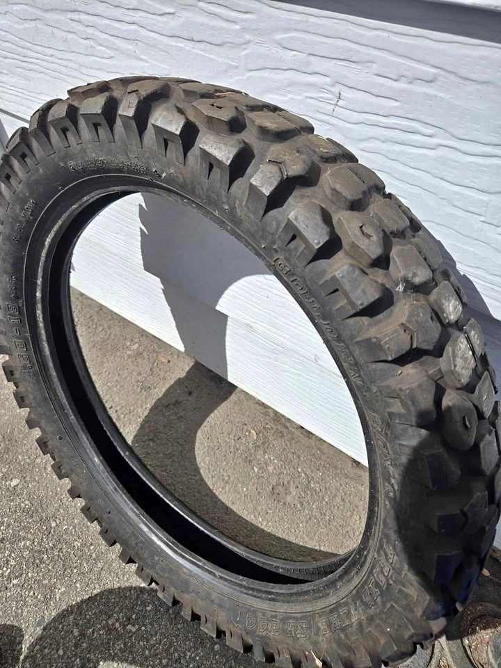 Golden Boy Trail Tires 3.00-21 and 4.60-18 (set)