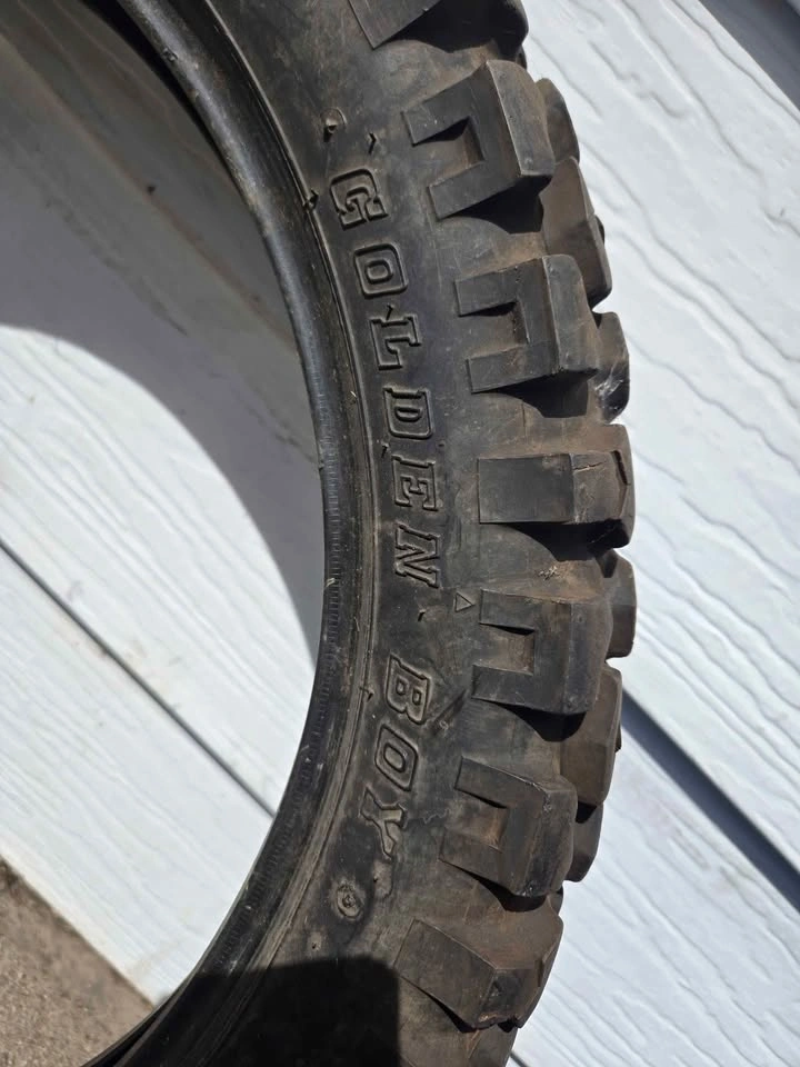Golden Boy Trail Tires 3.00-21 and 4.60-18 (set) - photo 3