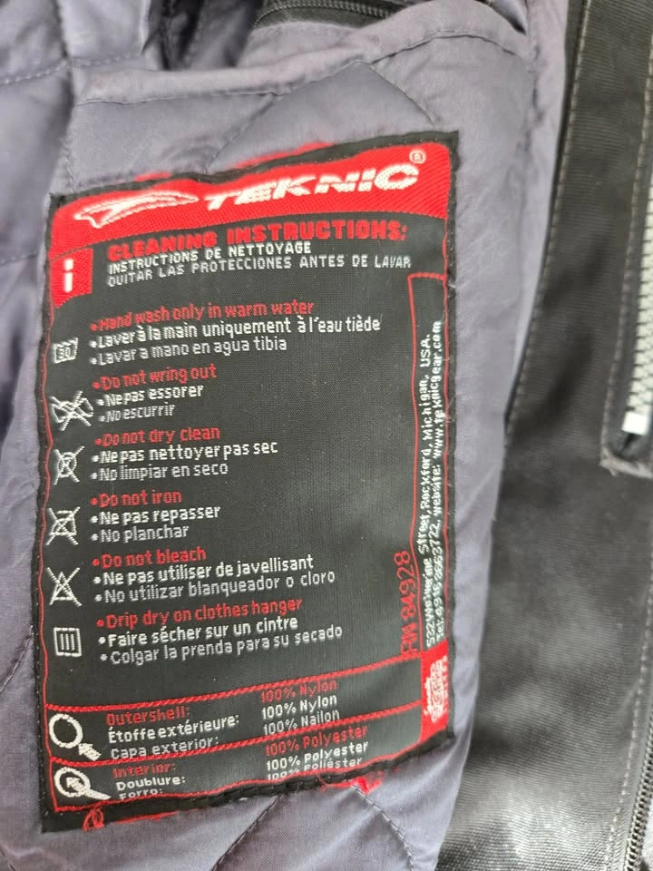 Teknic Motorcycle Jacket - Men's Size 42 (M) - photo 3