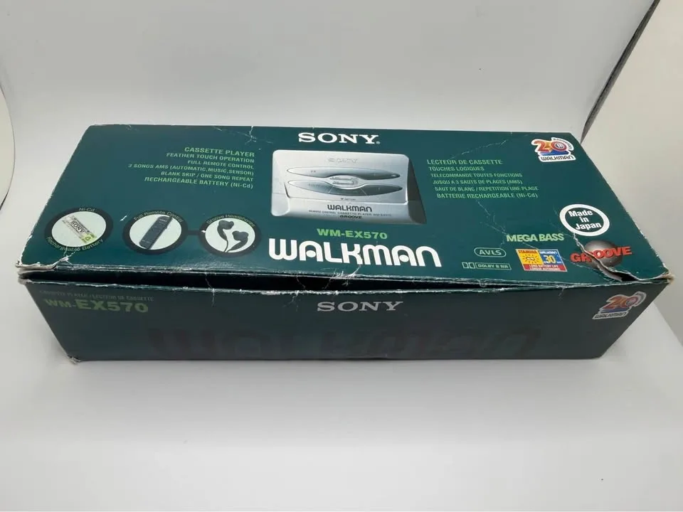 Sony Walkman WM-EX570 Groove | 20th Anniversary | Original Box | - photo 2