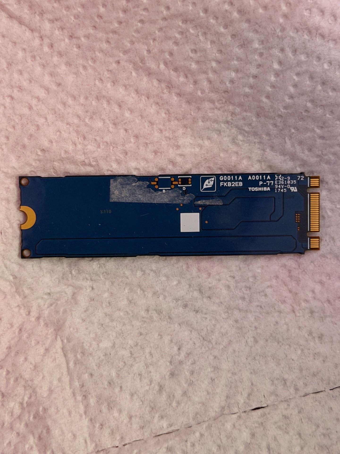 256 GB M.2 NVMe SSD