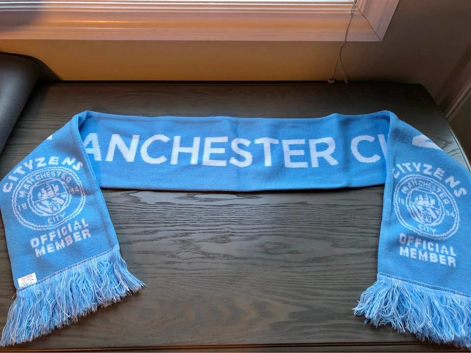 Official Man City Member Scarf - Brand New