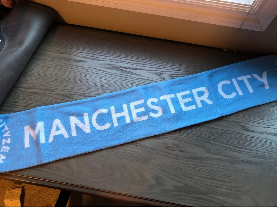 Official Man City Member Scarf - Brand New - photo 3