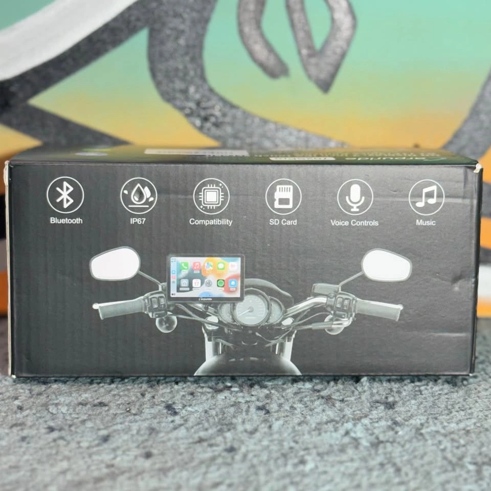 Carpuride 702S Pro 7” Waterproof Motorcycle CarPlay Display - photo 3