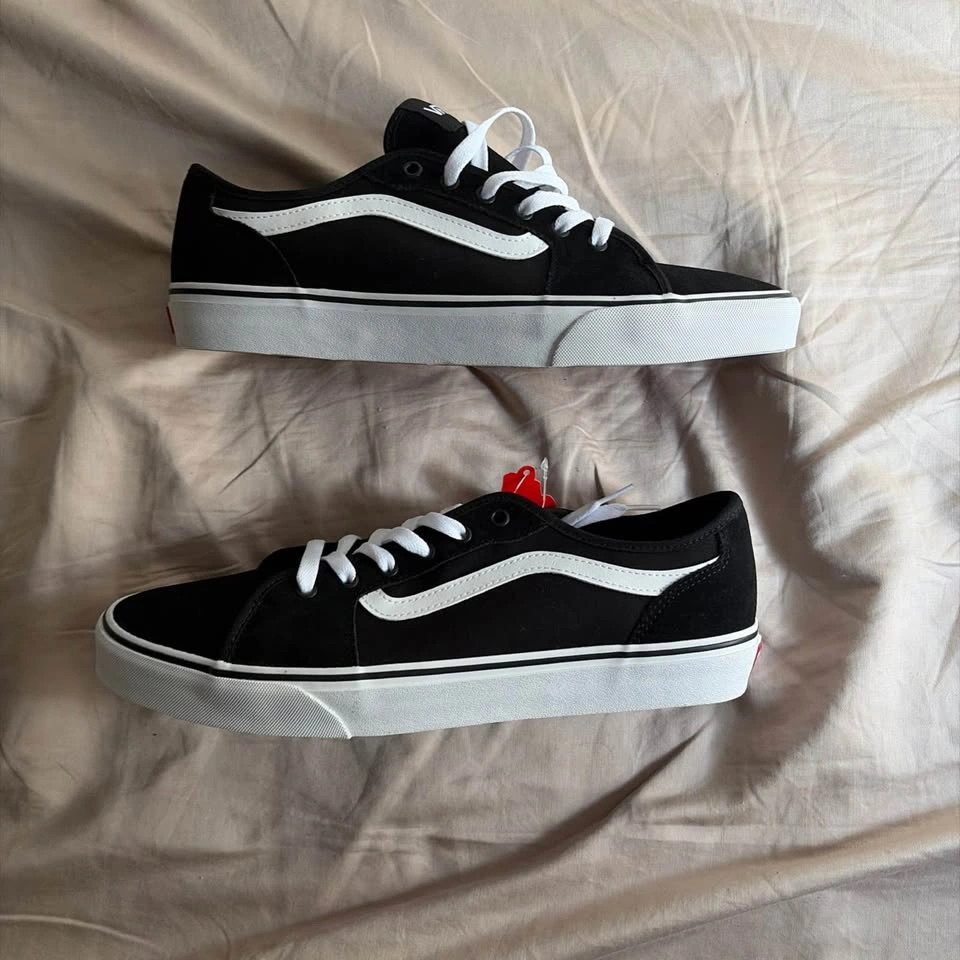 Size 13 - Vans Suede Black/White Filmore - photo 3