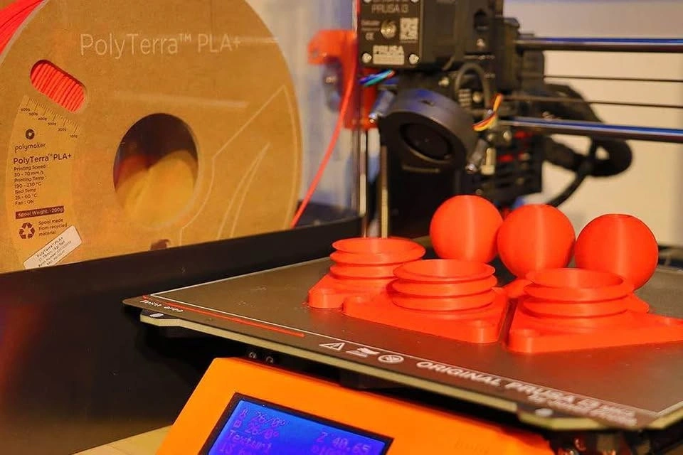 Polymaker PLA+ 3D Printer Filament 1.75mm Matte Red 1kg - photo 5