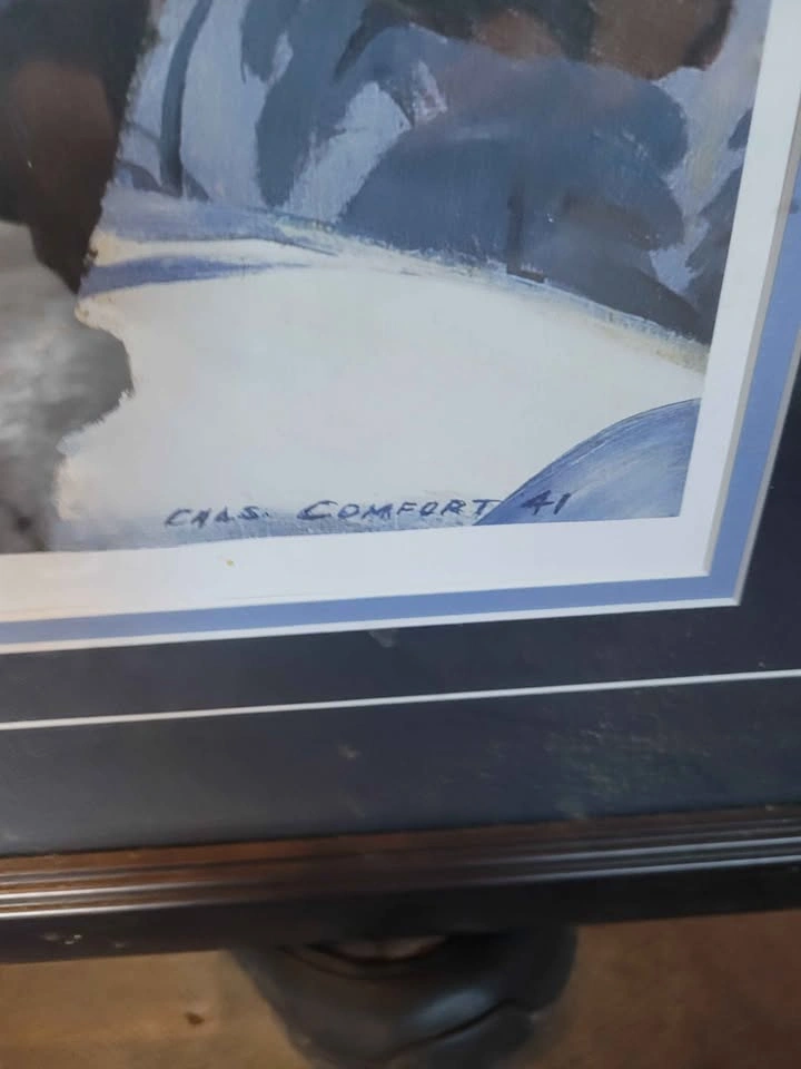 Chas. Comfort Limited Edition Framed Print Hudson Bay Winter Sce - photo 2