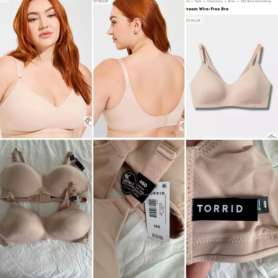 2 Brand New 46D Wireless Bras from TORRID