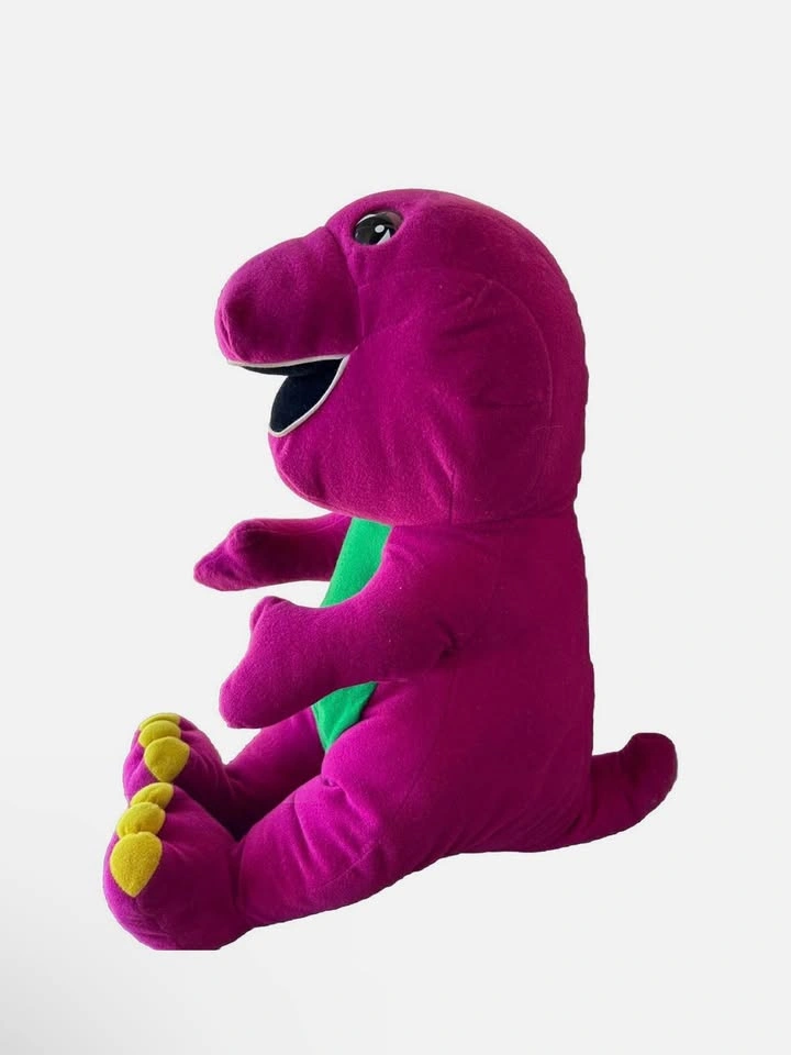 Vintage 18” Talking Barney – Classic Purple Dinosaur! - photo 2