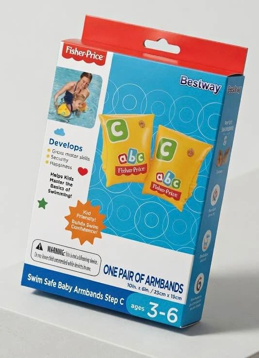 Fisher-Price Swim Safe Baby Armbands - Ages 3-6