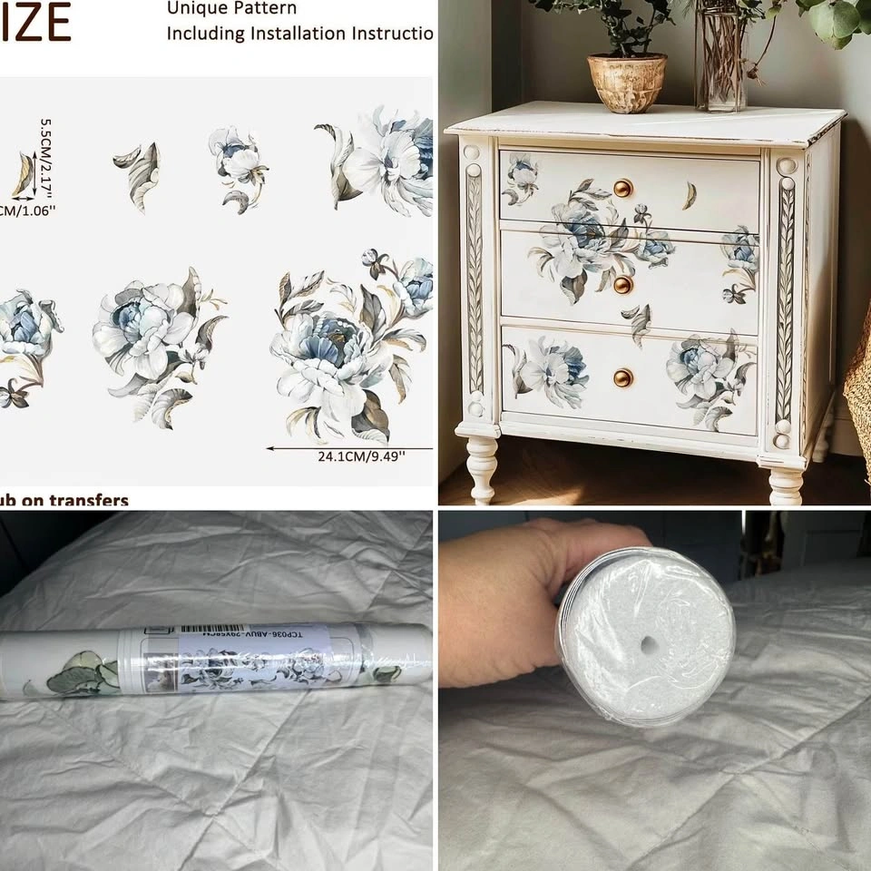 Brand New Sealed Rub On Furniture Transfer/ Stickers